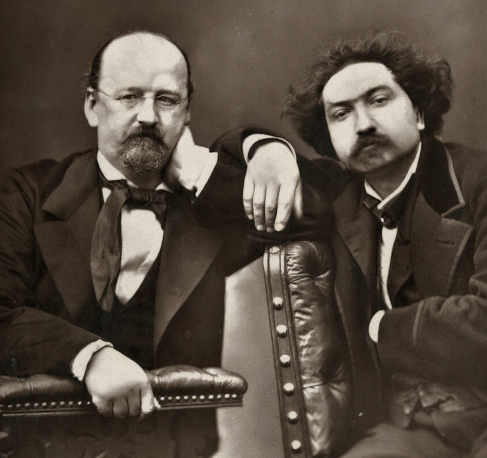 Emile ERCKMANN à gauche, Alexandre CHATRIAN à droite